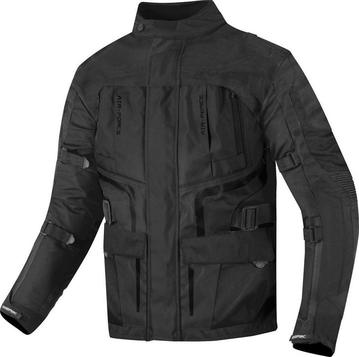 Berik Safari Zwart Waterdichte 3in1 Textiele Motorjas, Motoren, Kleding | Motorkleding, Heren, Nieuw met kaartje, Jas | textiel