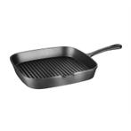 Vogue vierkante gietijzeren inductie grillpan 24,1cm, Verzenden, Nieuw