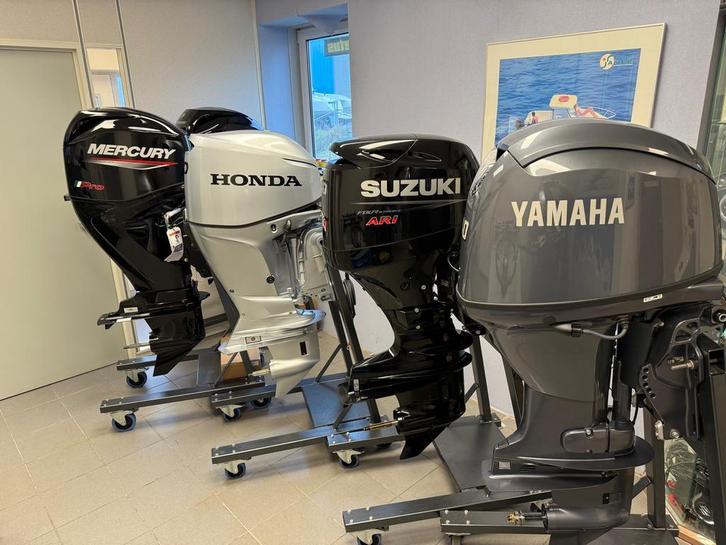 Nieuwe 60 pk Honda, Yamaha, Mercury of Suzuki motoren vanaf, Watersport en Boten, Buiten- en Binnenboordmotoren, Buitenboordmotor