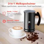 2dekans | KitchenBrothers Elektrische Melkopschuimer - Voor, Witgoed en Apparatuur, Koffiezetapparaten, Ophalen of Verzenden, Zo goed als nieuw