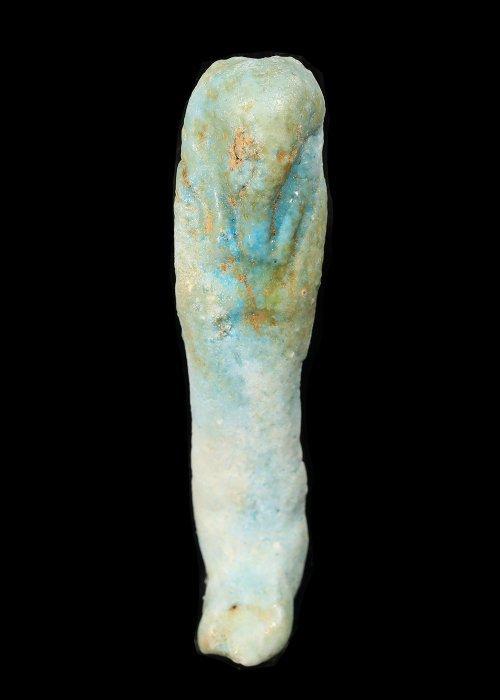Oude Egypte, late periode Faience Shabti (Zonder, Antiek en Kunst, Antiek | Overige Antiek