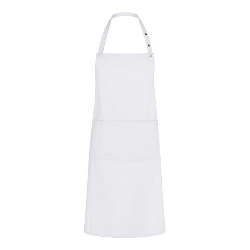 GGM Gastro | KARLOWSKY | Slabbenschort Tenerife - Wit |, Huis en Inrichting, Keuken | Textiel, Wit, Nieuw, Schort, Verzenden