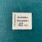 Duitsland - lokale postgebieden 1945 - Mindelheim en, Gestempeld