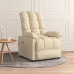vidaXL Massagestoel stof crèmekleurig, Verzenden, Nieuw