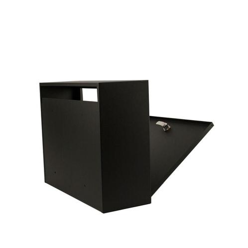 Allux LT160 postopvangkast staal - zwart, Tuin en Terras, Brievenbussen, Nieuw, Verzenden