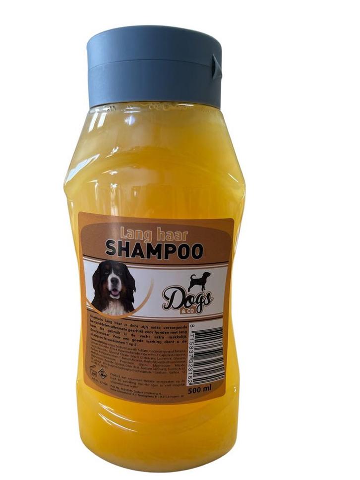 Hondenshampoo Lang Haar shampoo 500 ml (Vachtverzorging), Dieren en Toebehoren, Honden-accessoires, Nieuw, Ophalen of Verzenden