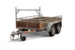 Bakwagen 750kg tandemasser 250x130cm Bakwagen, Auto diversen, Aanhangers en Bagagewagens, Ophalen of Verzenden, Gebruikt