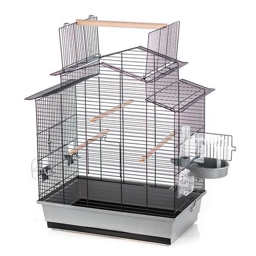 Vogelkooi - kooi - parkietenkooi - gratis badhuisje, Dieren en Toebehoren, Vogels | Hokken en Kooien, Vogelkooi, Nieuw, Metaal
