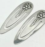 No reserve-Twee identieke handgemaakte antieke zilveren, Antiek en Kunst