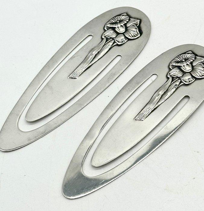 No reserve-Twee identieke handgemaakte antieke zilveren, Antiek en Kunst, Antiek | Goud en Zilver