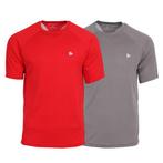 Donnay Donnay Heren - 2-Pack - Sport T-shirt André - Poppy, Verzenden, Nieuw