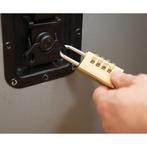 Silverline Messing combinatiehangslot - 4-cijferig - 50 m..., Ophalen of Verzenden, Nieuw