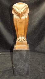 sculptuur, Fraaie bronzen Art Deco UIL - 32 cm - Brons,, Antiek en Kunst
