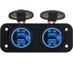 ProRide 12V USB Stopcontact 4 Poorten met Schakelaar -, Verzenden, Nieuw