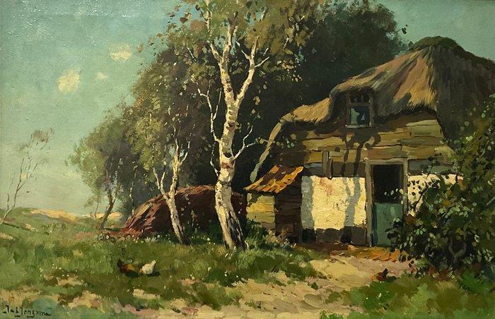 Jacob Lucas ‘Jac’ Jongsma (1893-1926) - Boerderij, Antiek en Kunst, Kunst | Schilderijen | Klassiek