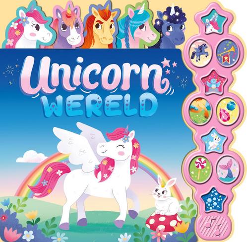 Boek: 10 geluidenboek Unicornwereld - (als nieuw), Boeken, Kinderboeken | Baby's en Peuters, Zo goed als nieuw, Verzenden