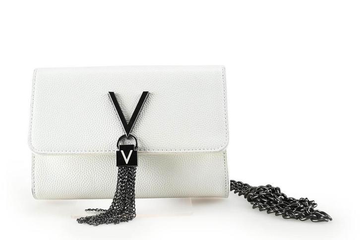 Valentino Schoudertas in maat standaard Wit, Sieraden, Tassen en Uiterlijk, Tassen | Damestassen, Wit, Zo goed als nieuw, Verzenden