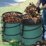 TRUUSK Tuinzak 4x86L Waterdicht Tuinafvalzak Met Ritssluitin, Huis en Inrichting, Woonaccessoires | Prullenbakken, Verzenden, Nieuw