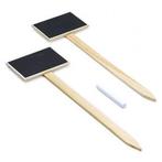 Plantenlabel | 2 stuks (34 cm, Hout), Tuin en Terras, Planten | Tuinplanten, Verzenden