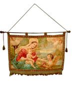 Wandtapijt - 60 cm - 96 cm - Madonna met kind, Antiek en Kunst