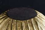 Vaas ELEGANCE 20cm with hammer hamerslag effect antique goud, Ophalen of Verzenden, Nieuw