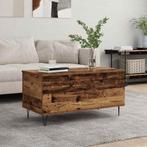 vidaXL Salontafel Oud hout 90 x 44.5 x 45 cm Bewerkt hout, Minder dan 50 cm, Verzenden, Nieuw, Minder dan 50 cm