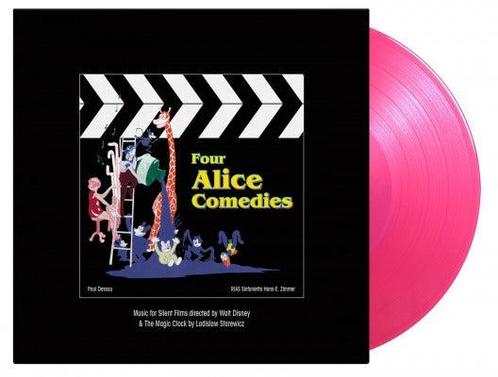 - Four Alice Comedies - Pink Vinyl, Cd's en Dvd's, Vinyl | Filmmuziek en Soundtracks, Nieuw in verpakking, 12 inch
