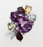 Amethist - Zilver, Avisen, peridot, granaat, citrine,