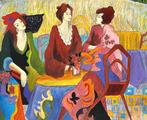 Cohen (XXI) - Impressionistisch kleurrijk schilderij, Antiek en Kunst, Kunst | Schilderijen | Klassiek