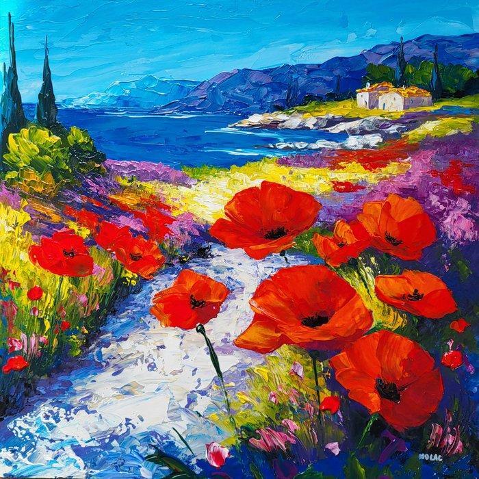 NOLAC - Tableau original de NOLAC peint au couteau en 2026 -, Antiek en Kunst, Kunst | Schilderijen | Modern