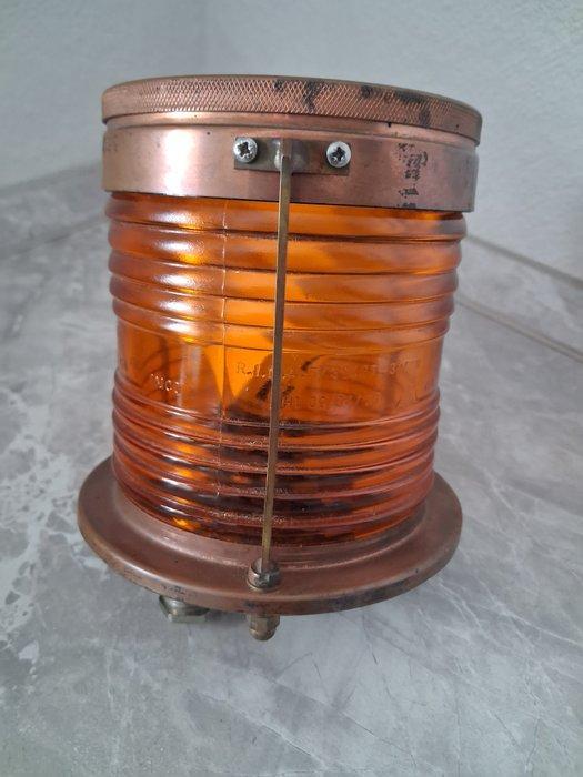 Lantaarn - Messing - Oude scheepslamp, Antiek en Kunst, Antiek | Wandborden en Tegels