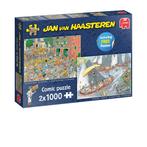 Jan Van Haasteren Puzzel Hollandse Tradities 2 x 1000 Stukje, Hobby en Vrije tijd, Gezelschapsspellen | Bordspellen, Nieuw, Verzenden