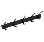 Differnz kapstok 5 haken dubbel rvs mat zwart, Huis en Inrichting, Woonaccessoires | Kapstokken, Verzenden, Nieuw