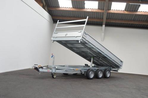 Henra KP354020 Kipper 401x202 3500Kg Tridem Kipper, Auto diversen, Aanhangers en Bagagewagens, Nieuw, Ophalen of Verzenden