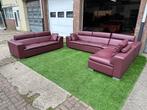 Hoekbank LEOLUX Howlo + 3 zit bankstel leer design bank sofa, Huis en Inrichting, Banken | Bankstellen, Design, Hoekbank, Vierpersoons of meer