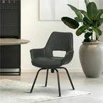 Leren draaibare eetkamerstoel Zippy - Toledo Verde, Overige kleuren, Bohemian, Eigentijds, Industrieel, Modern, Scandinavisch