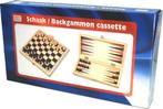 Schaak-/backgammon Klapcassette | HOT Games -, Hobby en Vrije tijd, Gezelschapsspellen | Bordspellen, Verzenden, Nieuw