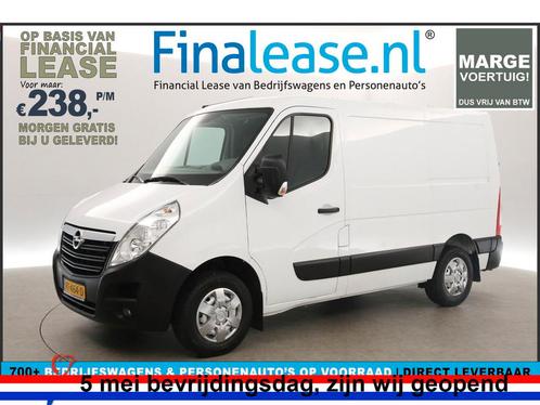 Opel Movano 2.3 CDTI L1H1 MARGE Airco Cruise 3 Pers €238pm, Auto's, Bestelauto's, Lease, Handgeschakeld, Diesel, Opel, Wit, Verzenden