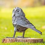 Beeld van metaal - Metalen uil, Ophalen of Verzenden, Nieuw, Metaal, Dierenbeeld