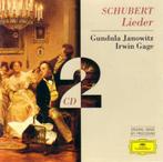 cd - Schubert - Gundula Janowitz, Irwin Gage â Lieder, Verzenden, Zo goed als nieuw