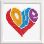 DIAMOND DOTZ Love - Diamond Painting - 649 Dotz - 10x10 cm, Hobby en Vrije tijd, Ophalen of Verzenden, Nieuw