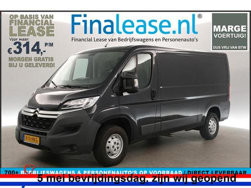 Citroën Jumper 33 2.0 BlueHDi L2H1 Marge Airco Camera €314pm, Auto's, Bestelauto's, Lease, Handgeschakeld, Diesel, Citroën, Zwart