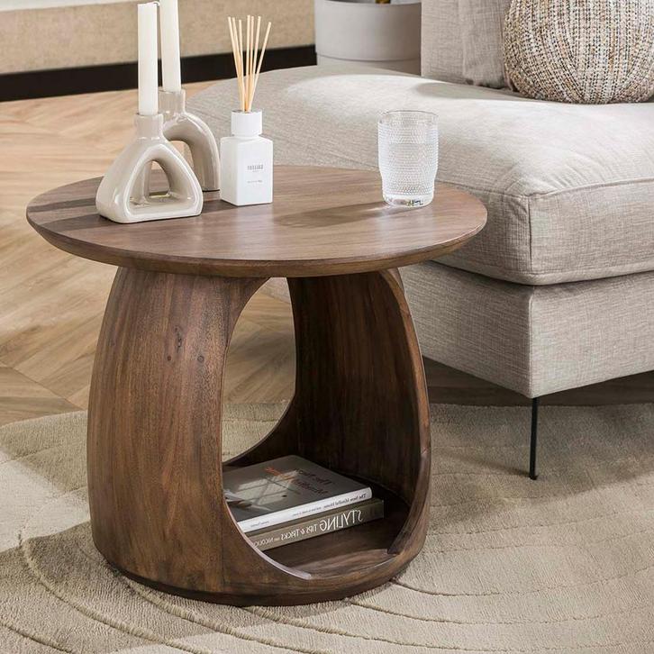 *WOONWINKEL* Houten Salontafel Open Design, Huis en Inrichting, Tafels | Salontafels, Nieuw, Verzenden