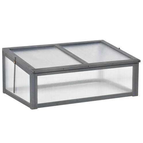 Kweekbak - Mini-kasje - UV-bescherming - Grijs, Tuin en Terras, Bloembakken en Plantenbakken, Nieuw, Ophalen of Verzenden
