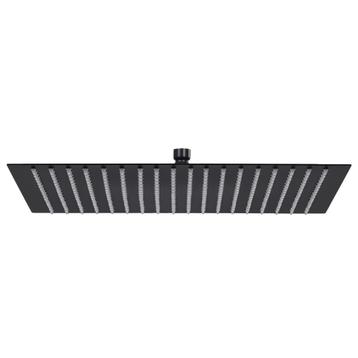 50x50 Regendouchekop RVS Zwart - retourdeal - Anti-kalk! 35% beschikbaar voor biedingen