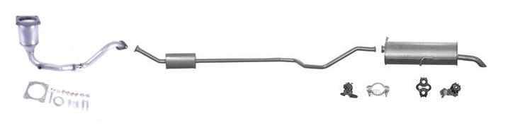 Complete uitlaat + katalysator Peugeot 307 1.6, Auto-onderdelen, Uitlaatsystemen, Nieuw, Verzenden