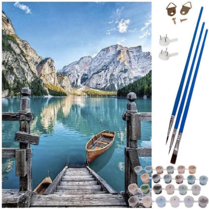 Maaleo Schilderen op Nummer Kit - Landschapsschilderij 40..., Hobby en Vrije tijd, Schilderen, Nieuw, Ophalen of Verzenden