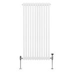 Traditionele 2-kolomsradiator - 1500 x 562 mm - Wit, Doe-het-zelf en Verbouw, Verwarming en Radiatoren, Verzenden, Nieuw