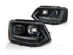 Dynamisch knipperlicht koplamp unit Black geschikt voor VW, Nieuw, Volkswagen, Verzenden