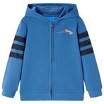 vidaXL Kindervest met capuchon 92 blauw, Verzenden, Nieuw